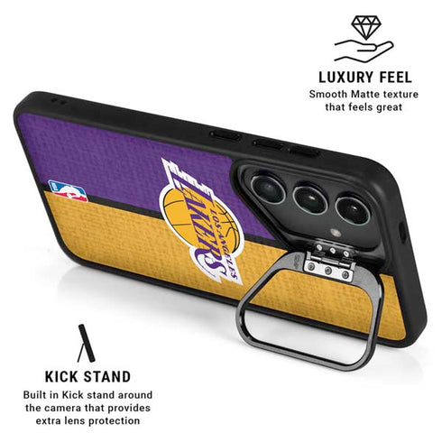 NBA Los Angeles Lakers Canvas Galaxy S25 Kickstand Case
